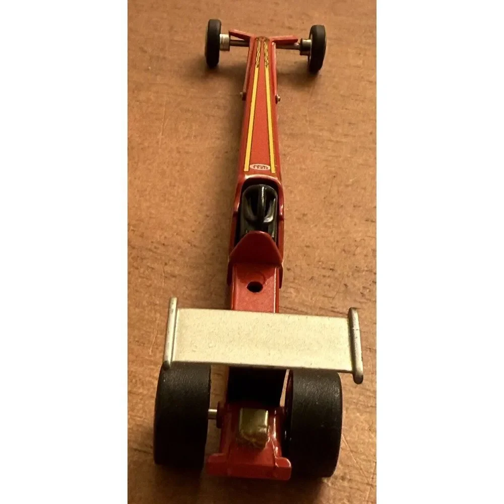 JOHNNY LIGHTNING #7760 RED‎ BELL JEB ALLEN DIE CAST RACING QUARTER DRAGSTER